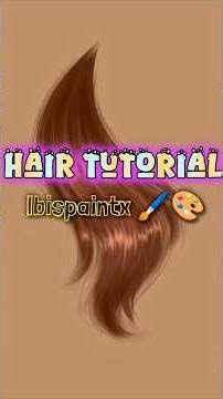 🎀 Easy Hair Rendering Tutorial 💖🎨. 💕 Like, Share & Subscribe for more tutorials 🎨🖌️✨. #hairtutorial