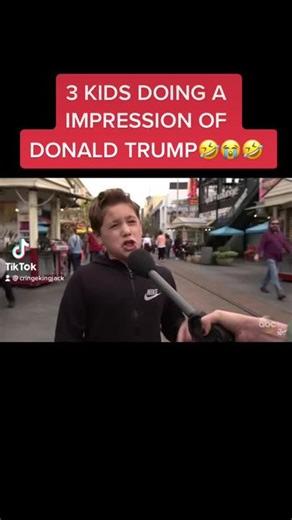 Kids' Hilarious Donald Trump Impressions | Funny Comedy Video