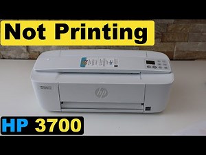 HP DeskJet 3700 Not Printing !!