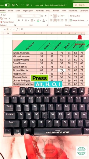 Excel Resize Trick in 5 Seconds 🤩 | Excel Secret You Should Know🎯 #Shorts #excel #exceltips #yitdoru