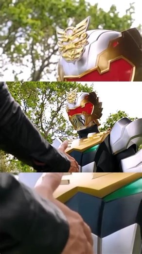 robo knight left troy hanging 🤣#powerrangers The ROBO ERA