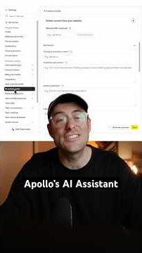 Build an entire outbound campaign with Apollo’s new AI Assistant