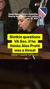 VA Sec. Doug Collins was asked by Sen. Elissa Slotkin if he blames Minneapolis Mayor Jacob Frey and Minnesota Gov. Tim Walz for the death of Alex Pretti, the VA nurse who was killed by a Border Patrol agent. #LULAC #Congress #Accountability #Immigration #AlexPretti | LULAC