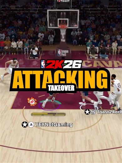 How to use the Attacking Takeover on @nba2k #nba2k #2kcommunity #2k26 #2k