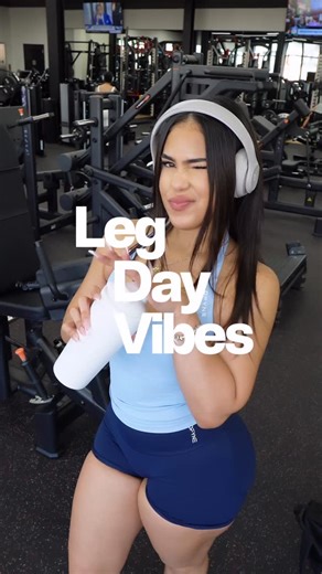 Dianerys Castillo on Instagram: "we’re backk with the best leg day vibes as always 🫶🏻 full fit @dfyne.official dc dia always 🤍 impact halter top (ice blue) - small impact shorts (ink) - small #explore #legday #dfyne #gymgirl #gymfit"
