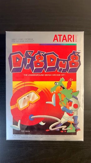 1982 Dig Dug for Atari 2600