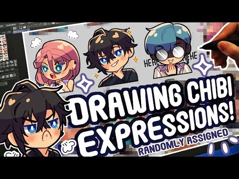 Drawing Chibi Expressions for My OCs~