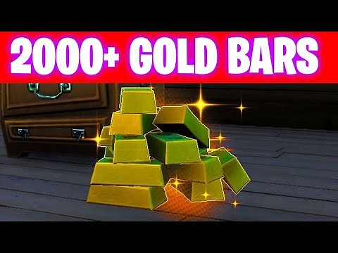Fast Method To Collect Gold Bars in Fortnite Chapter 4 Season 2