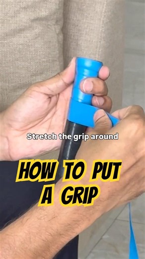 Learn how to put a grip on your badminton racket … # #badmintonwithajay
