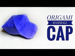origami baseball cap | craft for kids | useful craft