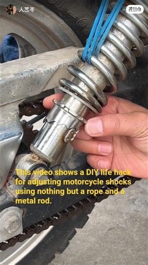 How to Adjust Motorcycle Shocks WITHOUT a Spanner Wrench