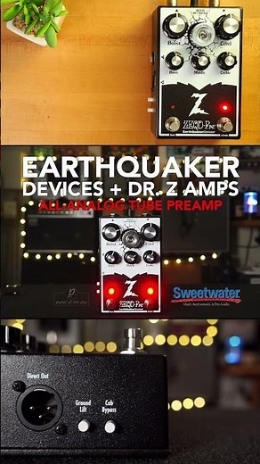 EarthQuaker Devices / Dr Z ZEQD-Pre All-Analog Tube Preamp #guitarpedals #earthquakerdevices