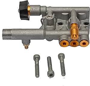 Simpson Cleaning 7113804 Manifold Replacement Kit for OEM Technologies 510028 and 510030 Axial Cam Pressure Washer Pump, Silver