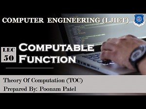 Lecture_50 Computable Function | | Theory of Computation | Computer Engineering