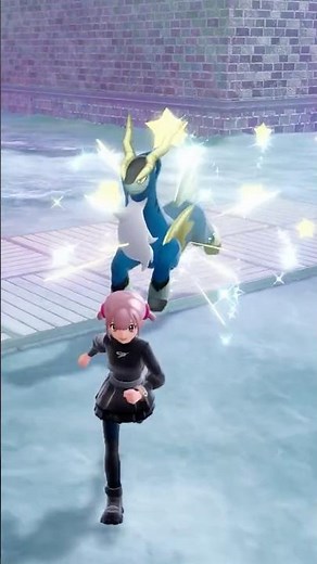 shiny cobalion in a BEAST ball 😳 in pokémon legends Z-A mega dimension #pokemon #pokemonlegendsza