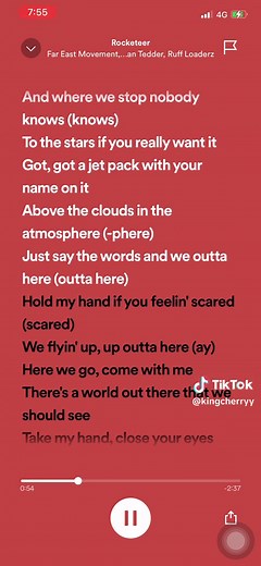 Far East Movement - Rocketeer Song Lyrics Video