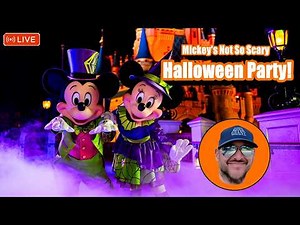 🔴 LIVE: Mickey's Not So Scary Halloween Party at Magic Kingdom! Walt Disney World Live