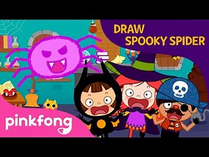 Haunted House & Draw a Spider | Halloween Songs | Pinkfong Songs for Children