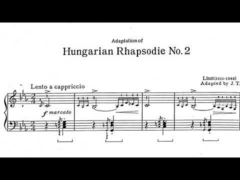 Liszt - Hungarian Rhapsody No. 2 (Easy version) Audio + Sheet Music