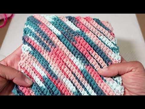 Easy Crochet Idea | Classic Rib Stitch Diagonal