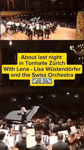 @swissorchestra @lenalisawustendorfer #music #tourlife #classicalmusic #orchestra #piano #concert #concerthall #switzerland | Olga Scheps