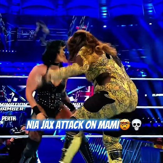 Nia Jax Attack On Mami🤯💀#wwe#shorts#ultraedit