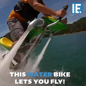 This water bike lets you fly! | Interesting Engineering