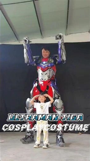 WEARABLE ULTRAMAN TIGA MECHA ARMOR #cosplay #costume #ultraman #original #entertainment #shorts