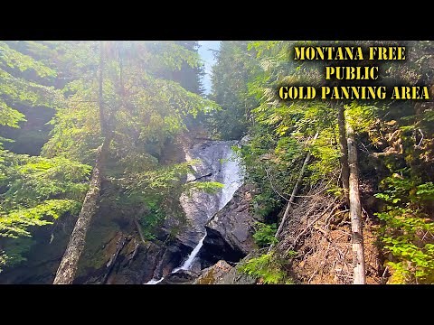 Libby Creek Montana RECREATIONAL GOLD Panning