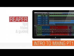 Reaper Tutorial: Introduction to Mixing part 1 - Mixing Distorted Guitars