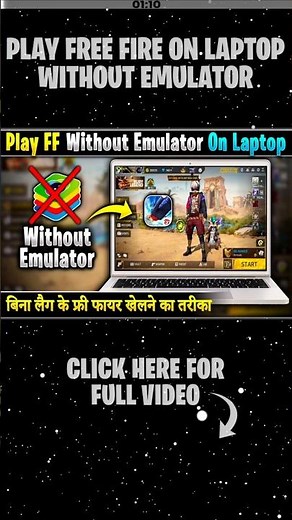 How To Play Free Fire Without Emulator On PC / Laptop | Laptop Me Bina Emulator Ke Free Fire Khele