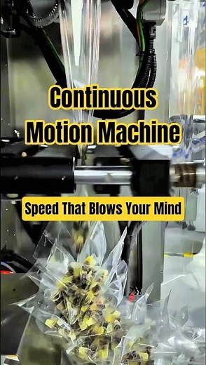 Amazing Tools, Continuous Motion Packaging Machine: Speed Beyond Belief