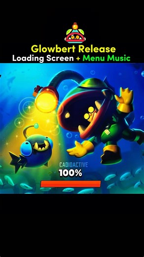 NEW: Glowbert Loading Screen & Menu Music 🤯 #shorts #viralshorts #brawlstars