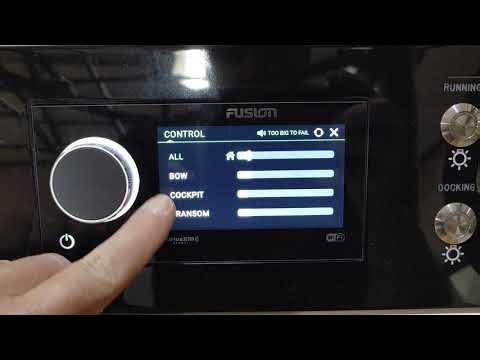 Fusion RA770 volume and subwoofer control