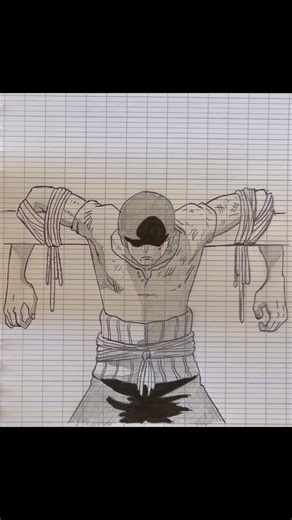 Dessiner Roronoa Zoro de One Piece #drawing #roronoazoro #onepiece