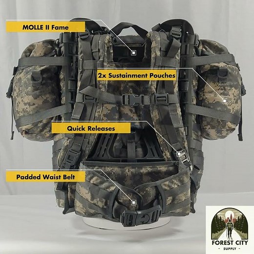 US Military Surplus Large Field Pack - Product Video - Forest City Supply