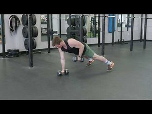 Renegade Dumbbell Row | Core and Back Builder