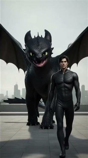 Humanized Dragons: Toothless, Hookfang & Light Fury in Realistic Style 🐉✨