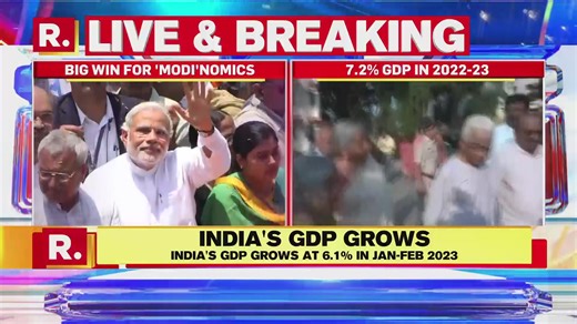 2.5K views · 165 reactions | India's GDP Grows At 7.2% In FY 2022-23; Remains Fastest-Growing Major Economy #GDP #India #Economy #PMModi | Republic | Facebook