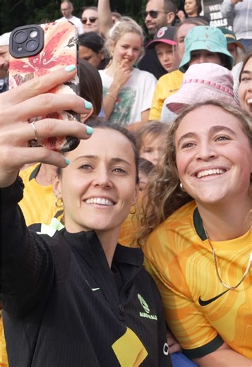 Behind the Scenes at Matildas Fan Day