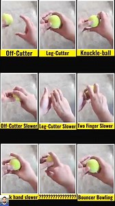 2M views · 8K reactions | Tennis ball bowling variations made easy – master every grip!  #trendingreelsvideo #cricketreels #cricketcoaching #onlinecoaching #tutorial #bowling #grips #tenniscricket | Abdul Cricket Academy | Facebook