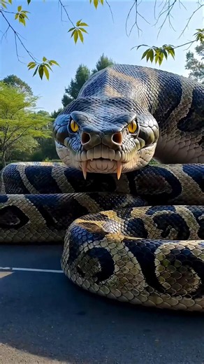 This snake is so big 🐍🤯 #snake #snakevideo #Snakemovie #Cobra #kingcobra #Cartoon #tiktok #Shorts
