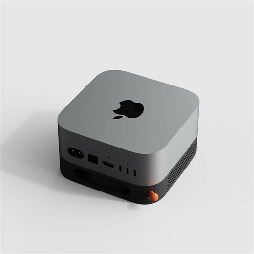 Mac Mini Stand With Dust Protection, Ventilation & Power Button Desktop Base - Etsy