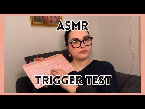 ASMR | Trigger Test to Find Your Tingles (Whispering)
