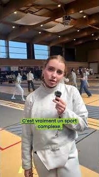 Team Hauts-de-France on the mic, with Eve Marie, Enaelle and Alban 🎙️🤺
