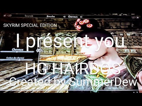 SKYRIM HG HAIRDOS MOD
