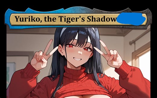 Yuriko, the Tiger's Shadow - Yor Forger Waifu Proxy Foil Sexy - Etsy
