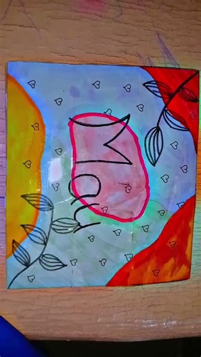 my new name plate #art #drawing