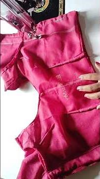 side fitting open blouse stitching || #blouse #fashion #stitch #viral