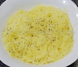 Alkaline Electric Spaghetti Squash - Ty's Conscious Kitchen